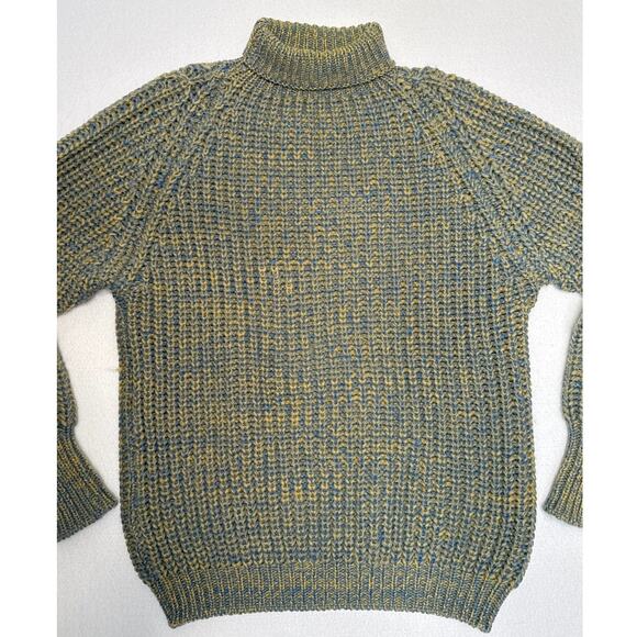 Vintage B. Forman Co. Made in England 100% Wool Chunky Knit Sweater L - Picture 3 of 16